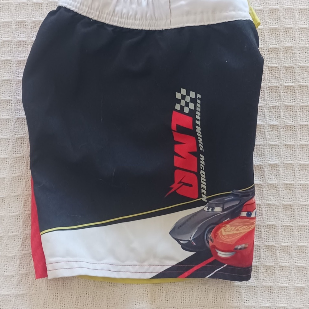 Disney Cars Swim trunks and coordinated long-sleeved shirt Boy's 4